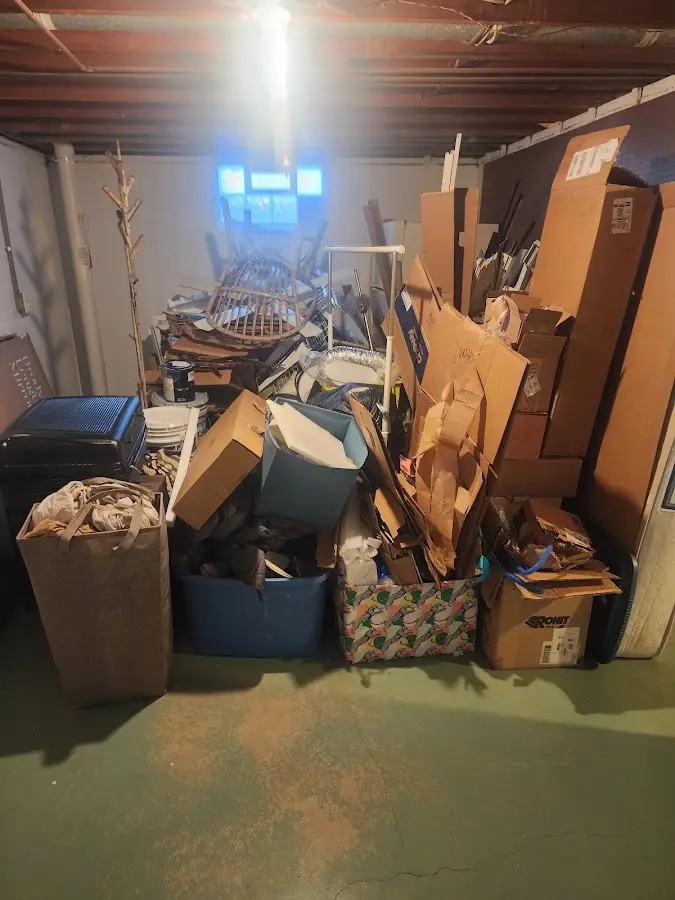 Roll-off dumpster container at job site for Yard Waste Dumpster Rental in South Miami